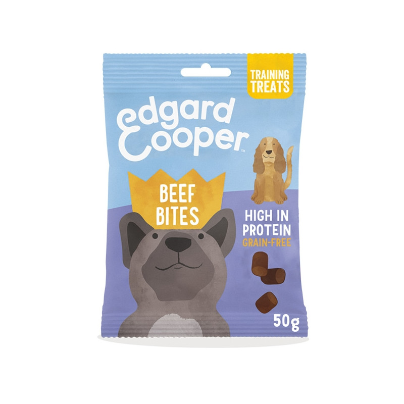 Edgard&Cooper - Bocconcini Bites di Manzo Senza Cereali 50 gr