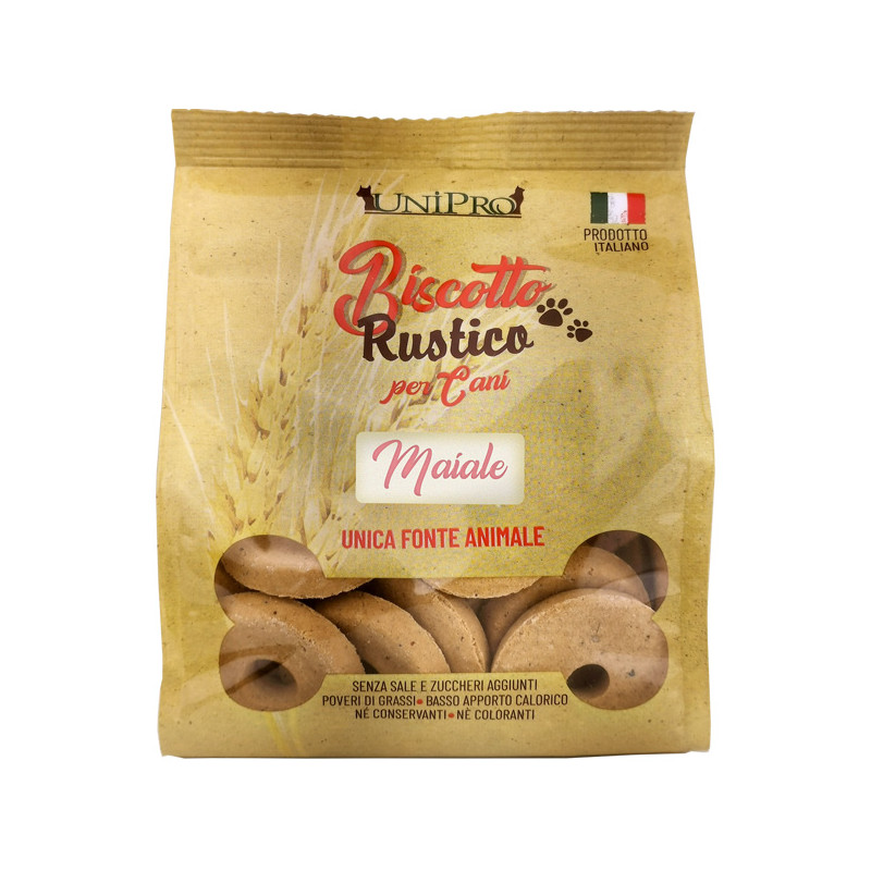 UNIPRO Biscotto Rustico pour Chiens al Porc 300gr.