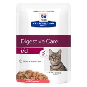 Hill's i / d Digestive Care für Katzen mit Lachs à 85 gr - 