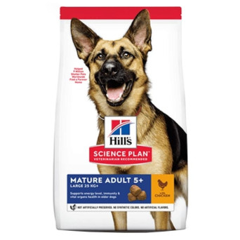 Hill's Pet Nutrition - Science Plan Mature Adult 5+ Large Breed con Pollo 12KG - 