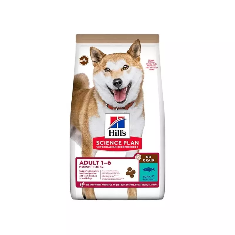 Hill's Pet Nutrition - Science Plan No Grain Adult Medium con Pollo 2,50KG Hill's Pet Nutrition - Science Plan No Grain Adult Medium con Pollo 2,50KG