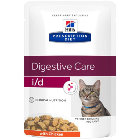 Hill's i / d Digestive Care für Hühnerkatzen x 85 gr. - 