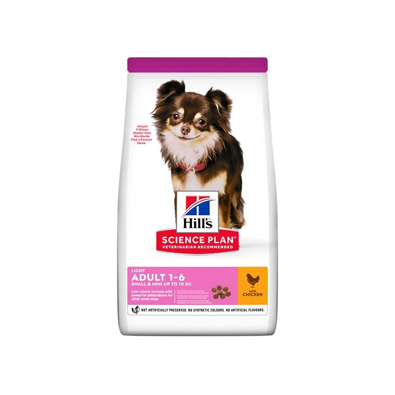 Hill's Pet Nutrition - Science Plan Light Small et Mini Adult avec Poulet