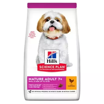 Hill's Pet Nutrition - Science Plan Small & Mini Mature Adult 7+ con Pollo 6KG - 