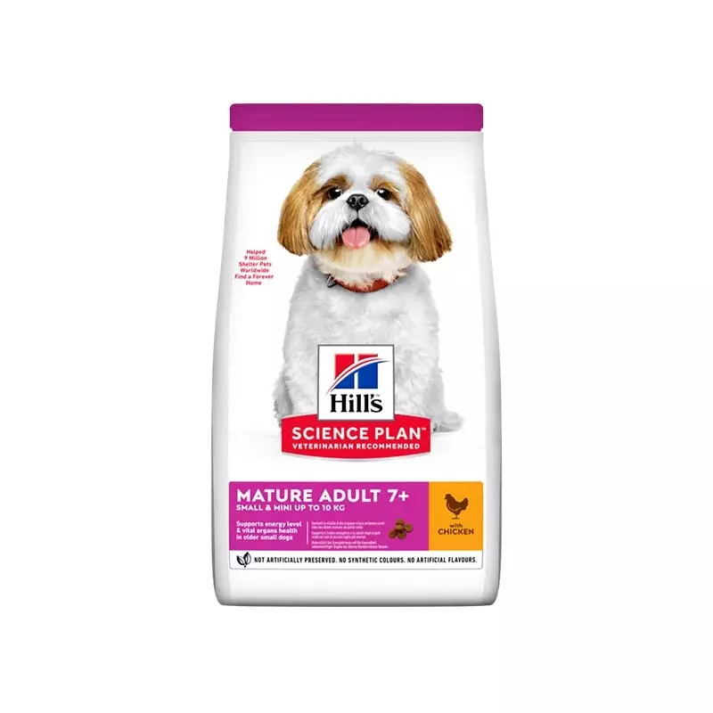 Hill's Pet Nutrition - Science Plan Small & Mini Mature Adult 7+ con Pollo 6KG Hill's Pet Nutrition - Science Plan Small & Mini Mature Adult 7+ con Pollo 6KG