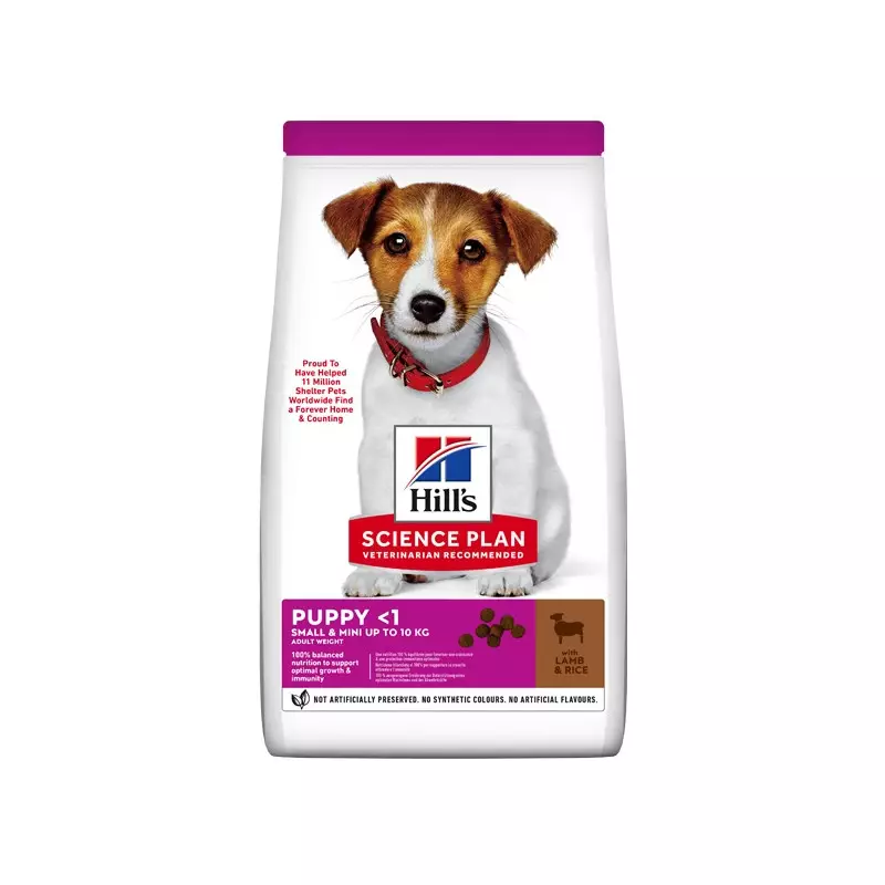 Hill's Pet Nutrition - Science Plan Small & Mini Puppy con Agnello con Riso 300gr. Hill's Pet Nutrition - Science Plan Small & Mini Puppy con Agnello con Riso 300gr.
