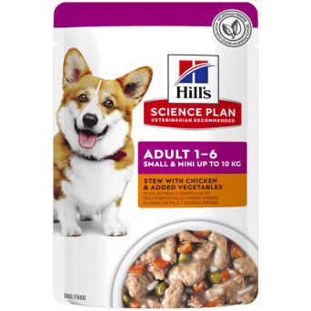Hill's Pet Nutrition - Science Plan Healthy Cuisine Adult Small & Mini Spezzatino con Pollo -