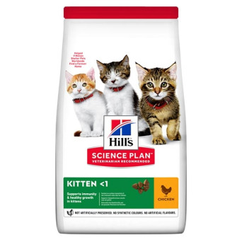 Hill's Pet Nutrition - Science Plan Kitten con Pollo  1 anno 3KG - 