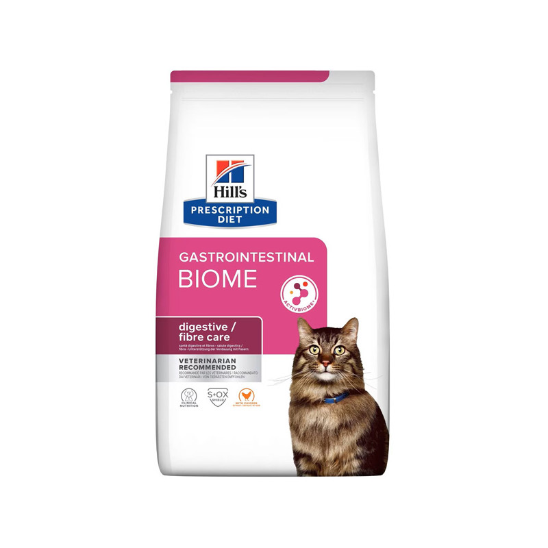 Hill's Pet Nutrition - Prescription Diet Gastrointestinal Biome avec Poulet 300gr. Hill's Pet Nutrition - Prescription Diet Gastrointestinal Biome avec Poulet 300gr.