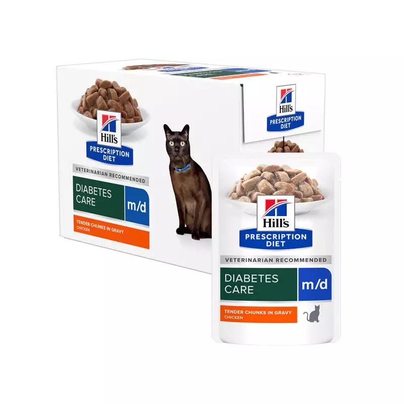 Hill's Pet Nutrition - Prescription Diet m/d Diabetes Pollo 12x85gr.