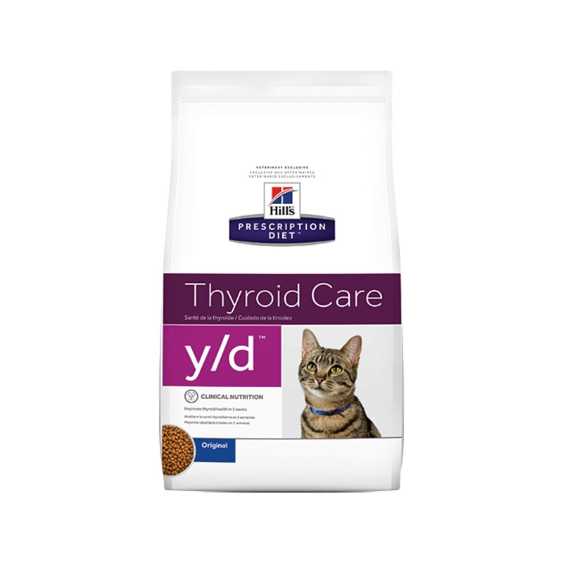Hill's Pet Nutrition – Prescription Diet y/d Schilddrüsenpflege 3 kg