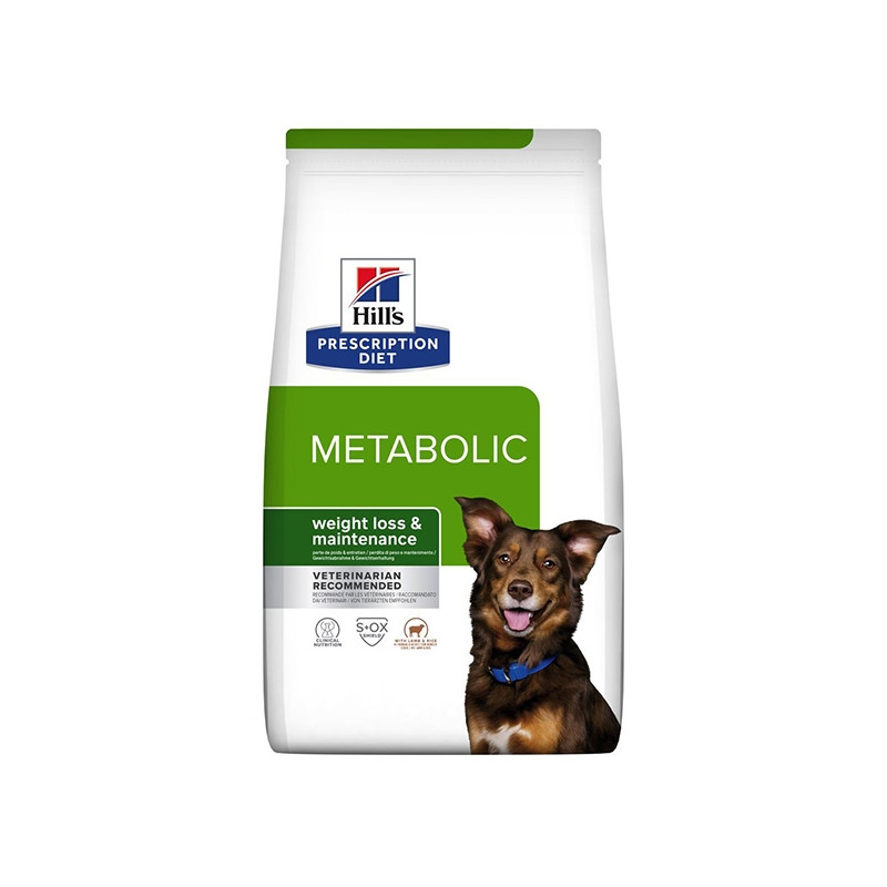 Hill's Pet Nutrition - Prescription Diet Canine Metabolic Weight Management Lamb & Rice 12KG