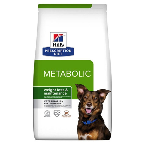 Hill's Pet Nutrition - Prescription Diet Canine Metabolic Weight Management Lamb & Rice 12KG - 