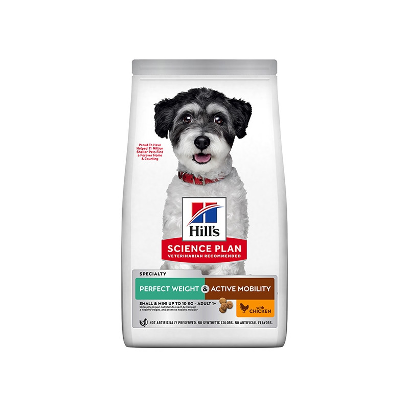 Hill's Pet Nutrition - Prescription Diet Perfect Weight + Active Mobility Small Mini 1,5 kg Hill's Pet Nutrition - Prescription Diet Perfect Weight + Active Mobility Small Mini 1,5 kg