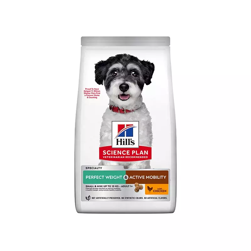 Hill's Pet Nutrition – Prescription Diet Perfect Weight + Active Mobility Small Mini 1,50 kg