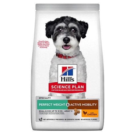 Hill's Pet Nutrition – Prescription Diet Perfect Weight + Active Mobility Small Mini 1,50 kg - 