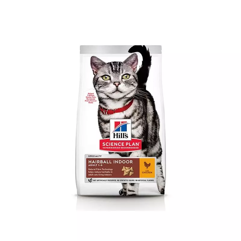 HILL'S Science Plan Adult Hairball Indoor con Pollo 300 gr.