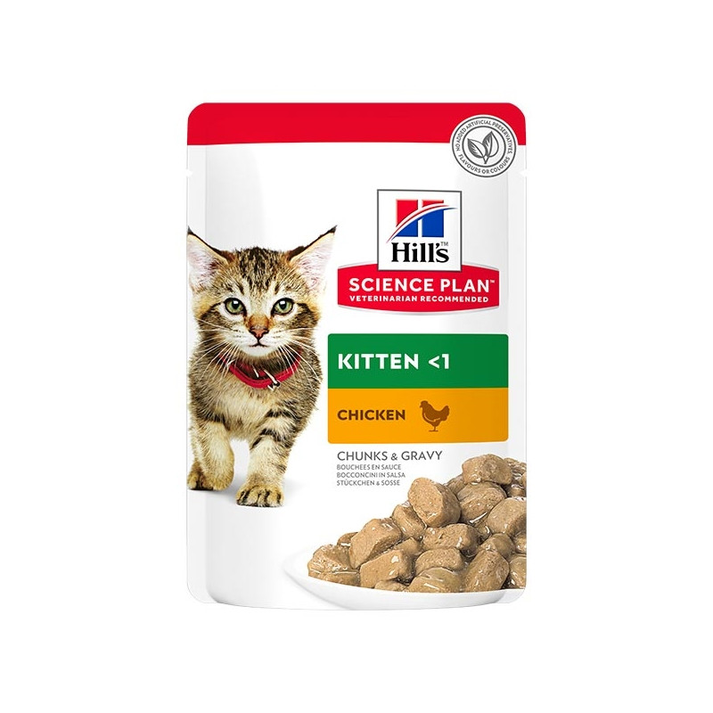 Hill's Pet Nutrition - Science Plan Kitten avec Poulet 85 gx12 Hill's Pet Nutrition - Science Plan Kitten avec Poulet 85 gx12