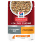 Hill's Pet Nutrition - Science Plan Healthy Cuisine Sterilised Cat Adult Spezzatino avec Poulet 12x80gr.