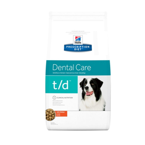 Hill's Pet Nutrition – Prescription Diet t/d Dental Care 4KG - 