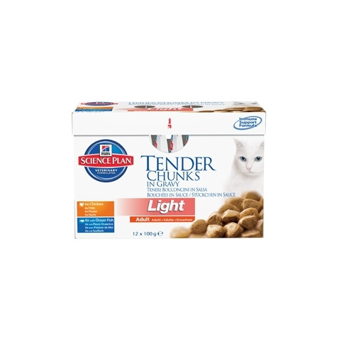 Hill's Pet Nutrition - Science Plan Adult Light con Gusti Misti 12x85gr. - 