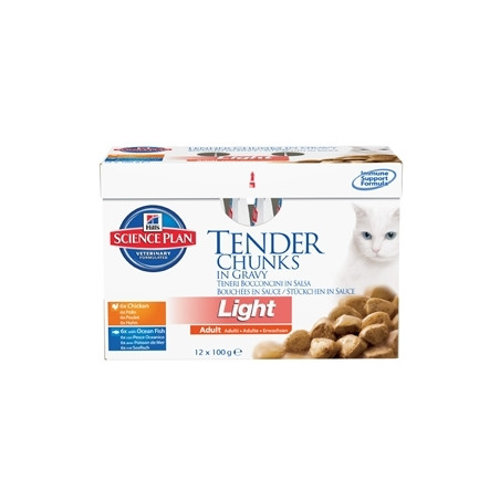 Hill's Pet Nutrition - Science Plan Adult Light con Gusti Misti 12x85gr. - 