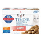 Hill's Pet Nutrition - Science Plan Adult Light avec Gusti Misti 12x85gr.