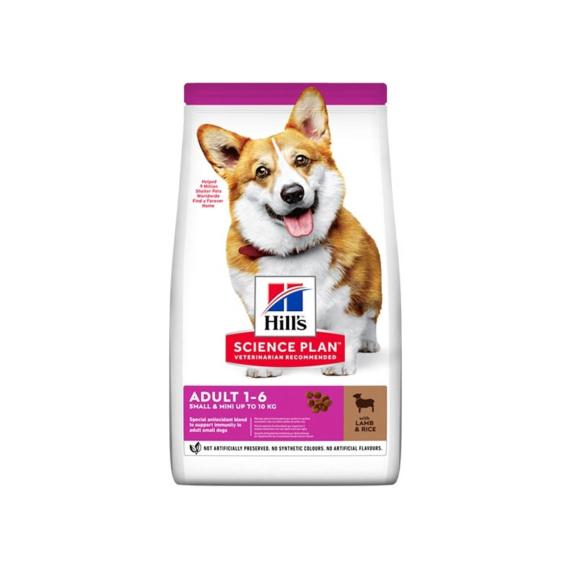 Hill's Pet Nutrition - Science Plan Small et Mini Adult avec Agneau avec Riz 6KG Hill's Pet Nutrition - Science Plan Small et Mini Adult avec Agneau avec Riz 6KG