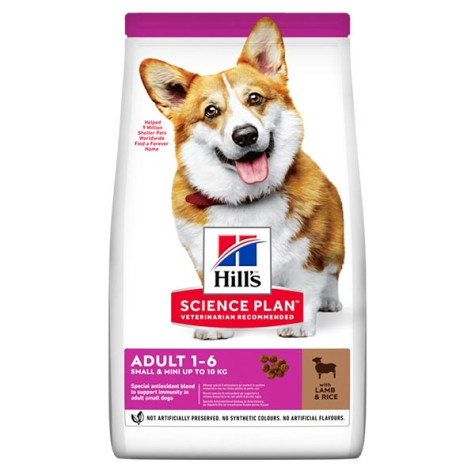 Hill's Pet Nutrition - Science Plan Small & Mini Adult con Agnello con Riso 6KG -