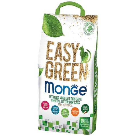 Monge - Lettiera Easy Green 100% Ecologica 10 LT. - 