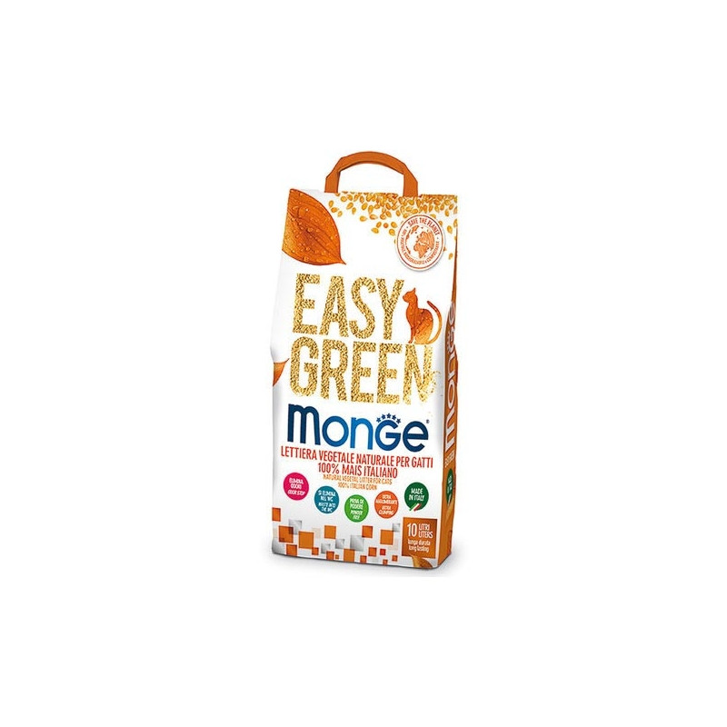Monge - Litière Easy Green 100% Mais 10 LT.