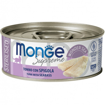 Monge - Supreme Sterilised Adult Cat Tonno Spigola 80 gr. - 