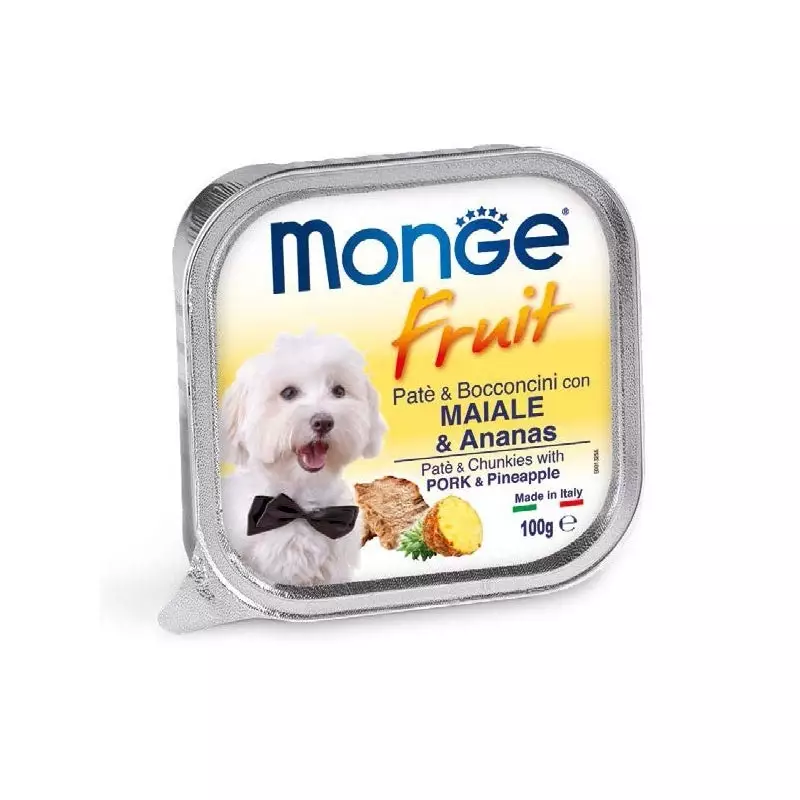 Monge - Fruit Paté e Bocconcini con Maiale e Ananas