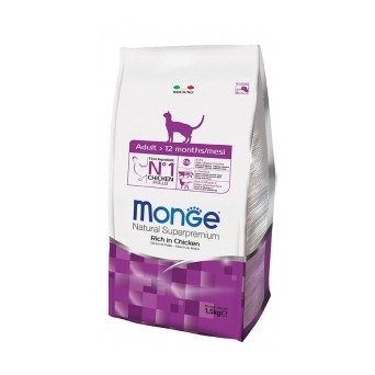 Monge - Natural Superpremium Adult Reich an Huhn 400 gr. - 