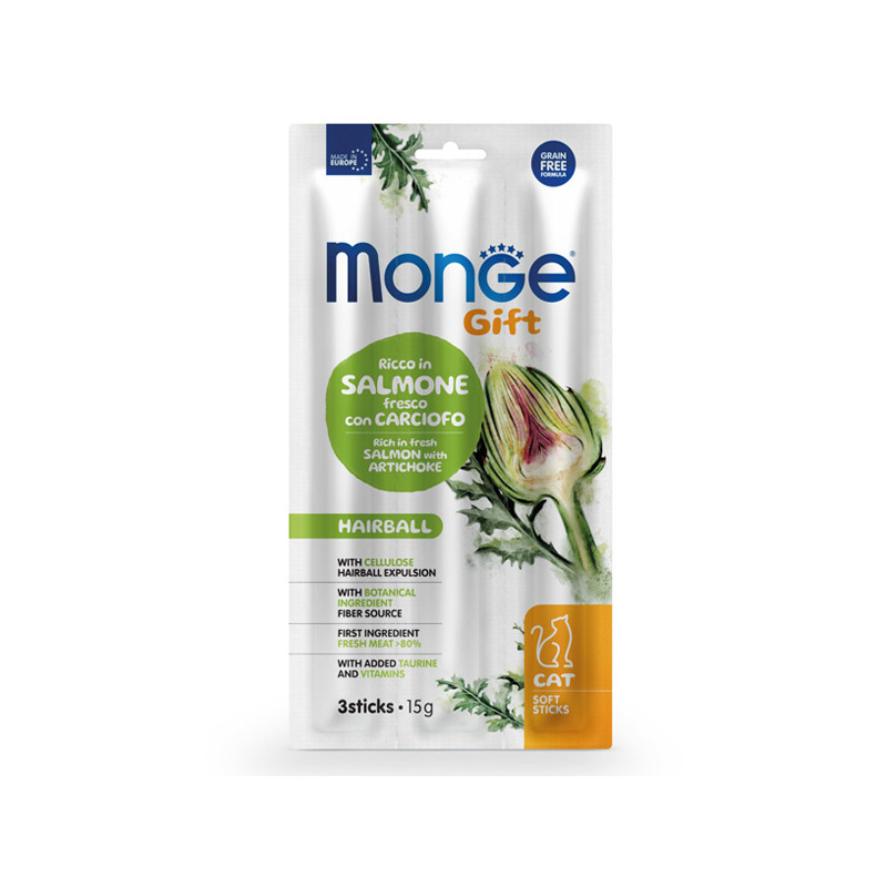 Monge - Snack Saumon frais avec Carciofo 45 g.