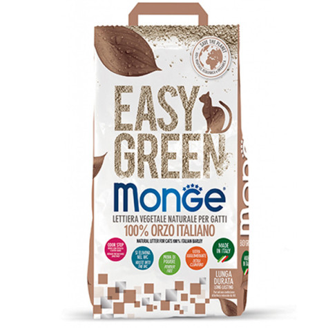 Monge - Lettiera Easy Green 100% Orzo Italiano 10 LT - 
