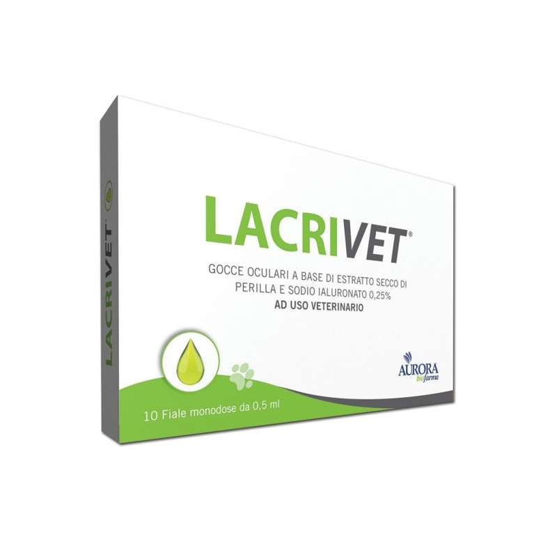 Aurora biofarma lacrivet gouttes oculari 10 ampoules 0,5 ml