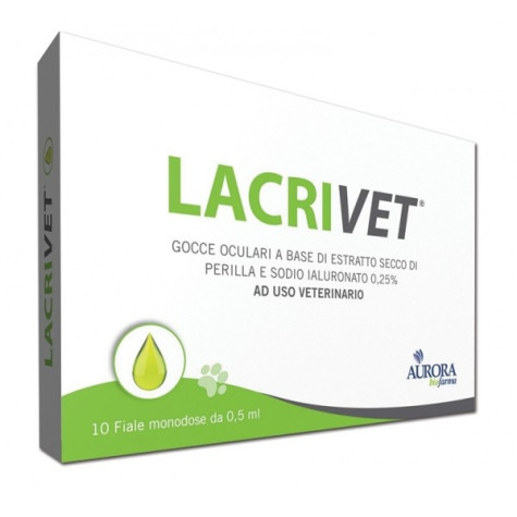 Aurora biofarma lacrivet gouttes oculari 10 ampoules 0,5 ml