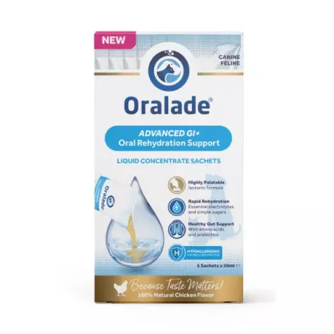 Vet Bros - Oralade 6 bustine x 50 ml per cani e gatti - 