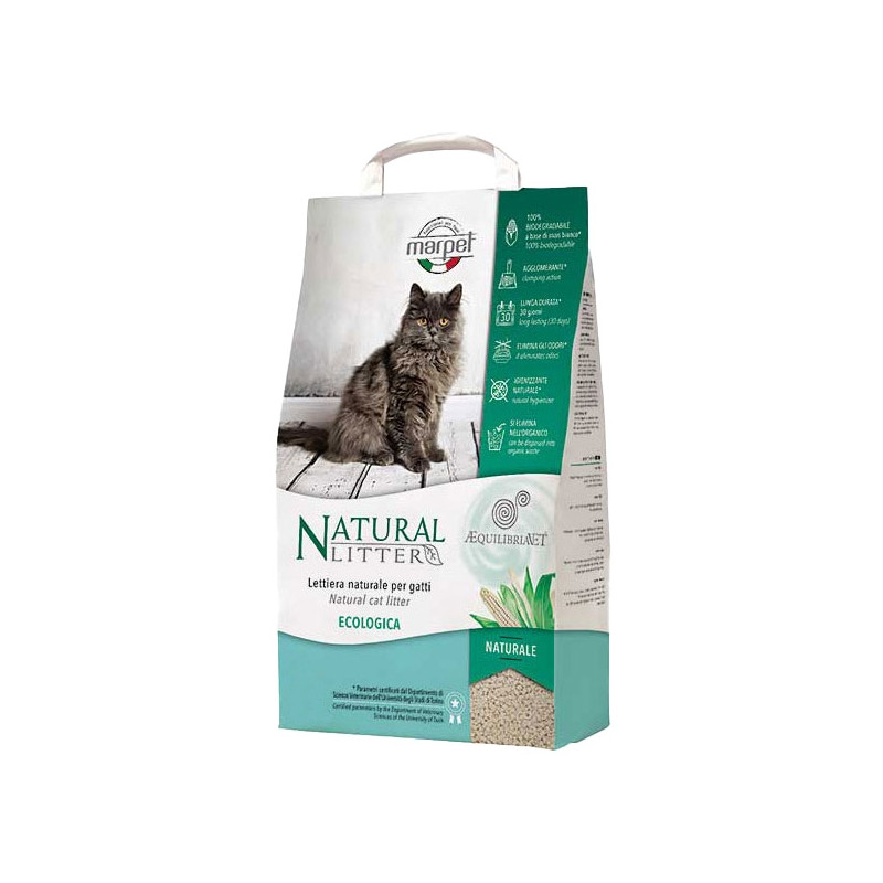 Marpet - Equilibriavet Litière Vegetale Naturel 22LT Marpet - Equilibriavet Litière Vegetale Naturel 22LT