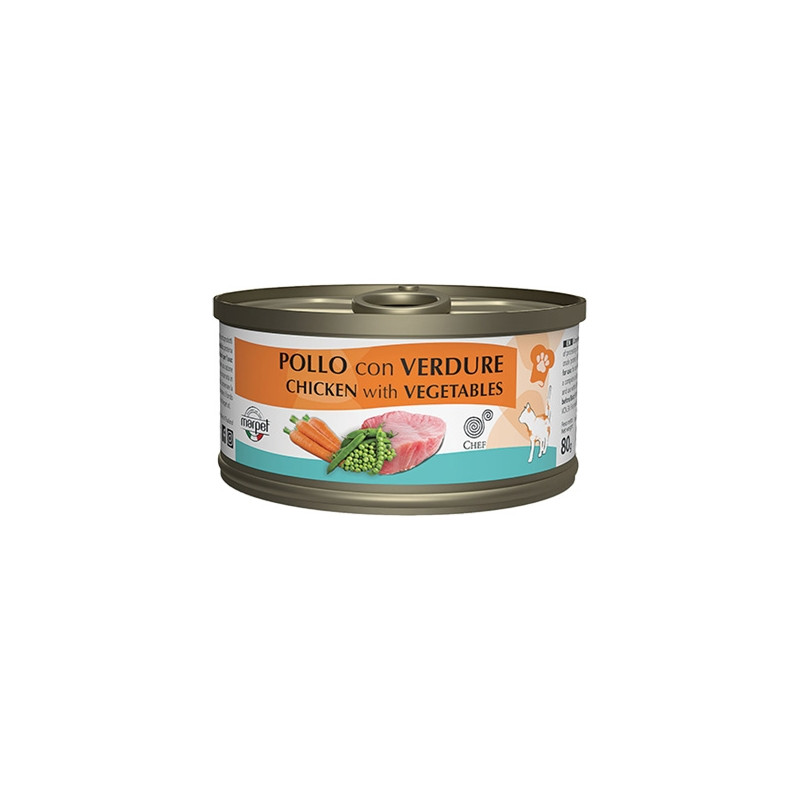 Marpet - Aequilibriavet Chef Poulet avec Légumes 80 g