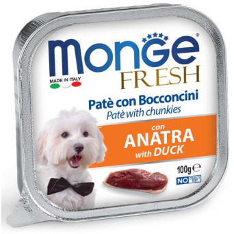 Monge – Frische Patè und Bocconcini mit Ente 100 gr. - 