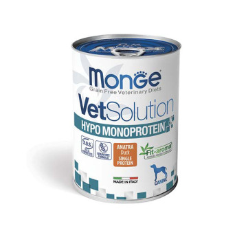 Monge - VetSolution Dog Hypo Monoprotein Anatra 400 gr. - 