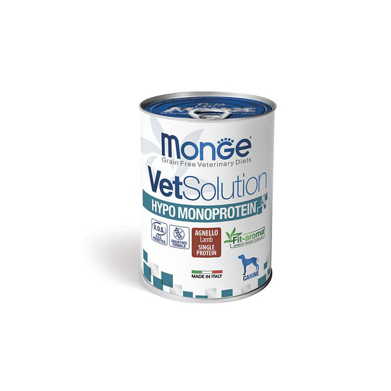 Monge - VetSolution Dog Hypo Monoprotein Agnello 400 gr.