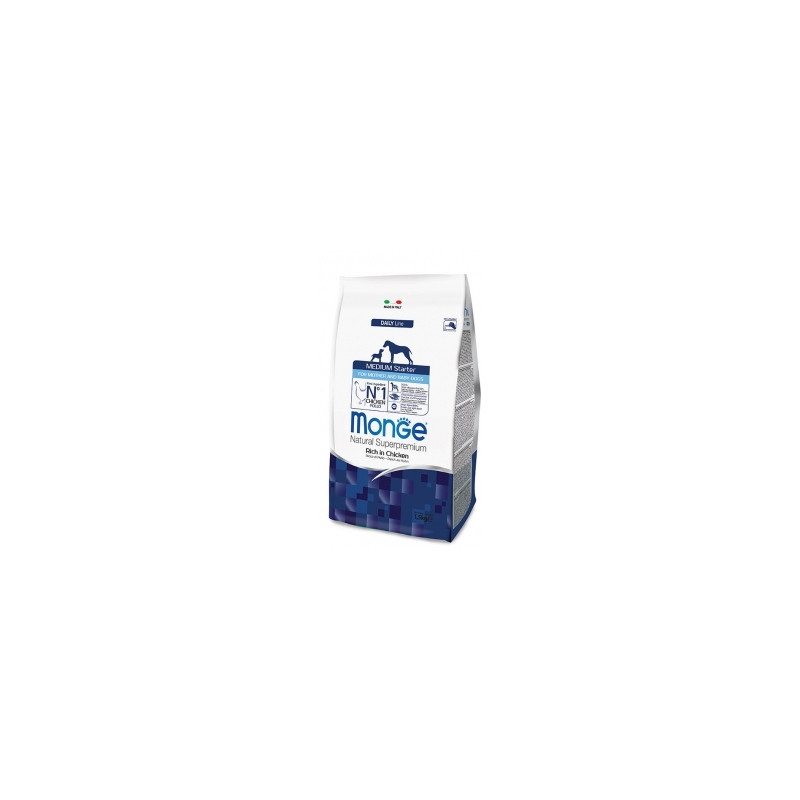 Monge - Natural Superpremium Medium Starter Ricco di Poulet 1,5 kg Monge - Natural Superpremium Medium Starter Ricco di Poulet 1,5 kg