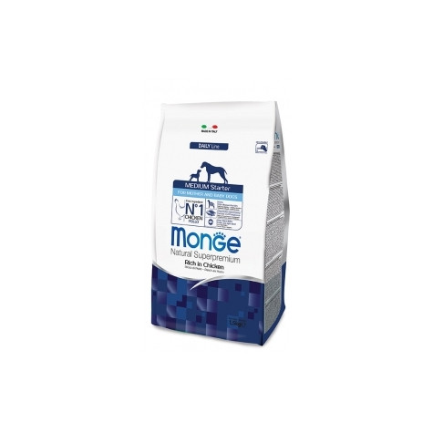 Monge - Natural Superpremium Medium Starter Ricco di Pollo 1.50 KG -