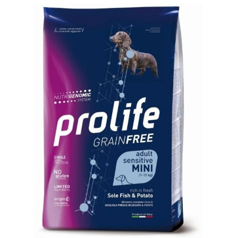 Prolife - Grain Free Adult Mini Sensitive Sole Fish & Potato 7 KG - 