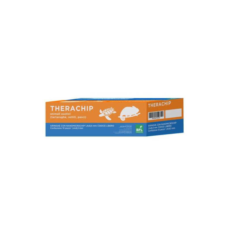 Bioforlife Therapet - Syringe with nanochip for exotic pets Needle 1.4 x 8.5 mm