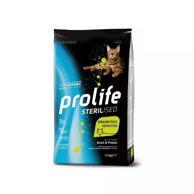 Prolife - Sterilised Grain Free Adult Quail & Potato 400gr.