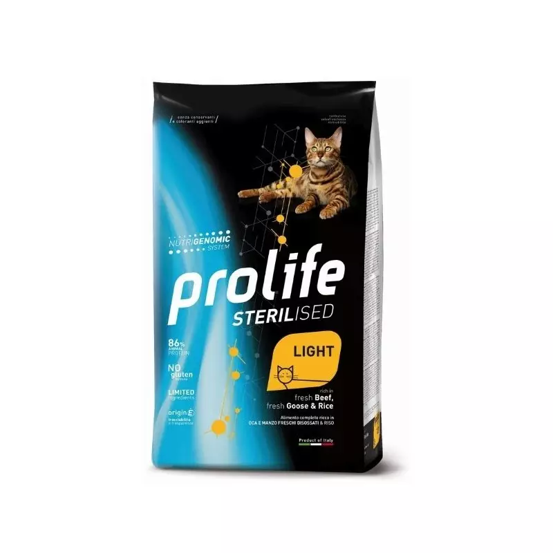 Prolife - Sterilised Light Adult Fresh Beef Goose & Rice 1.50KG